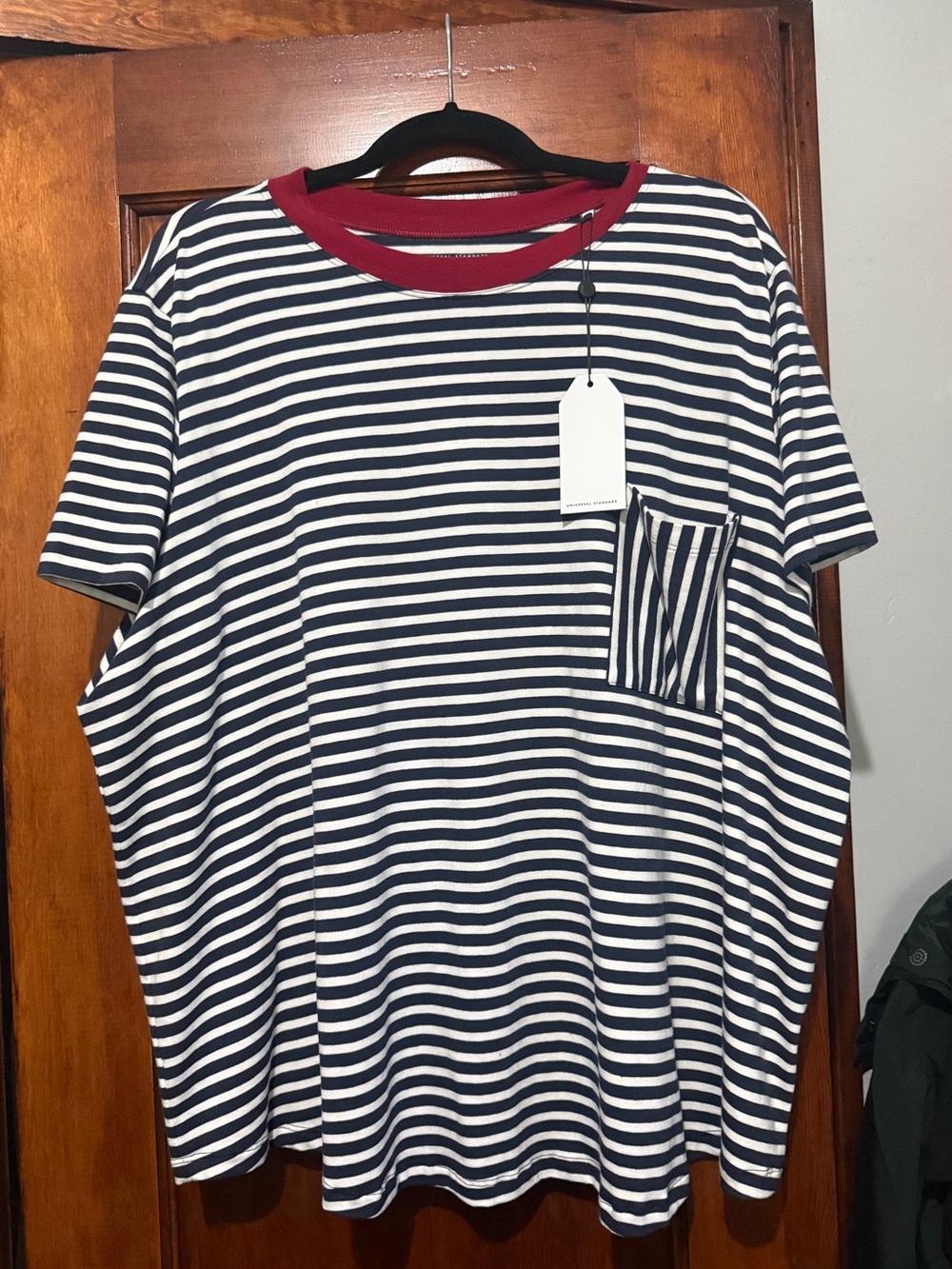 Universal Standard Breton Stripe Garcon Tee